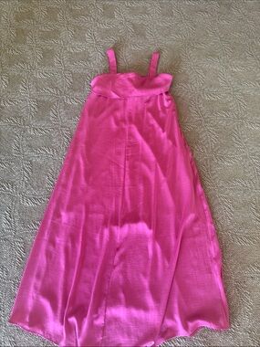 Banana Republic Bright Pink Maxi Dress